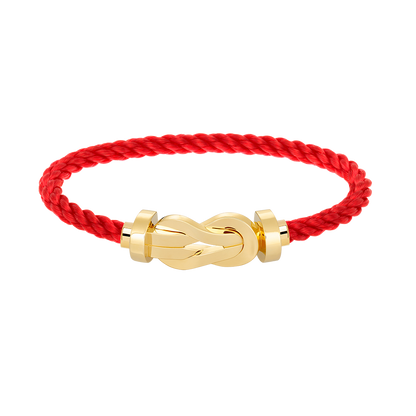 [⭐Spark]CHANCE LARGE 8 FIGURE BUCKLE NO DIAMOND BRACELET GOLD