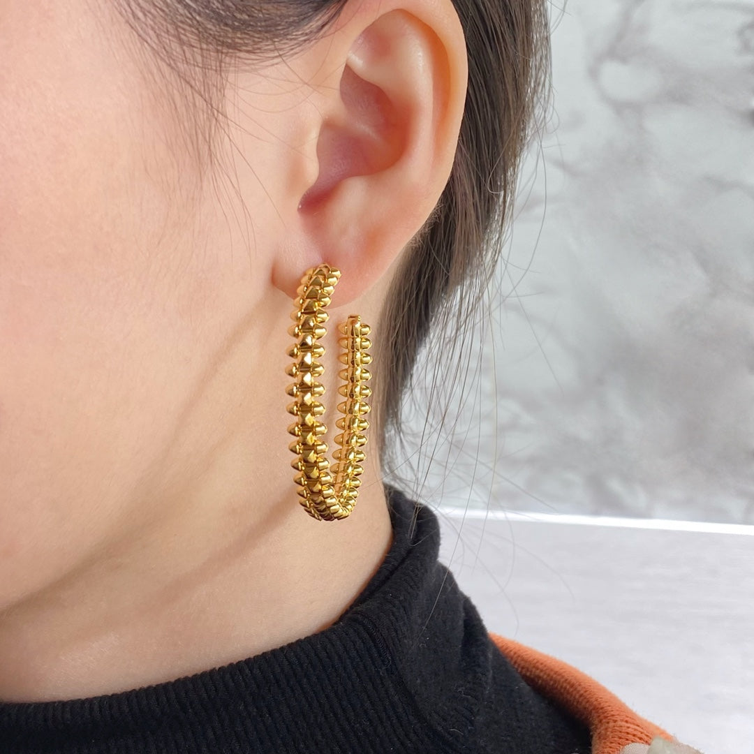 [⭐Spark]CLASH LARGE HOOP EARRINGS