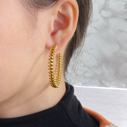 [⭐Spark]CLASH LARGE HOOP EARRINGS