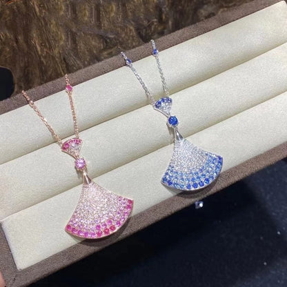 [⭐Spark]DREAM NECKLACE AGATE SILVER DIAMOND
