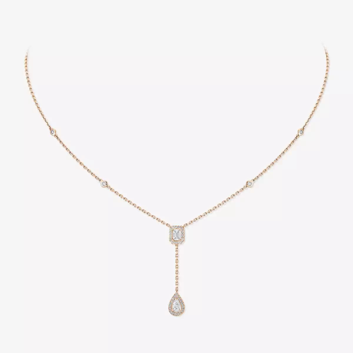 [⭐Spark]Gold Diamond Tie Necklace