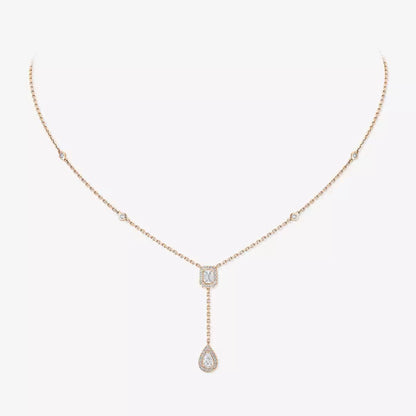 [⭐Spark]Gold Diamond Tie Necklace