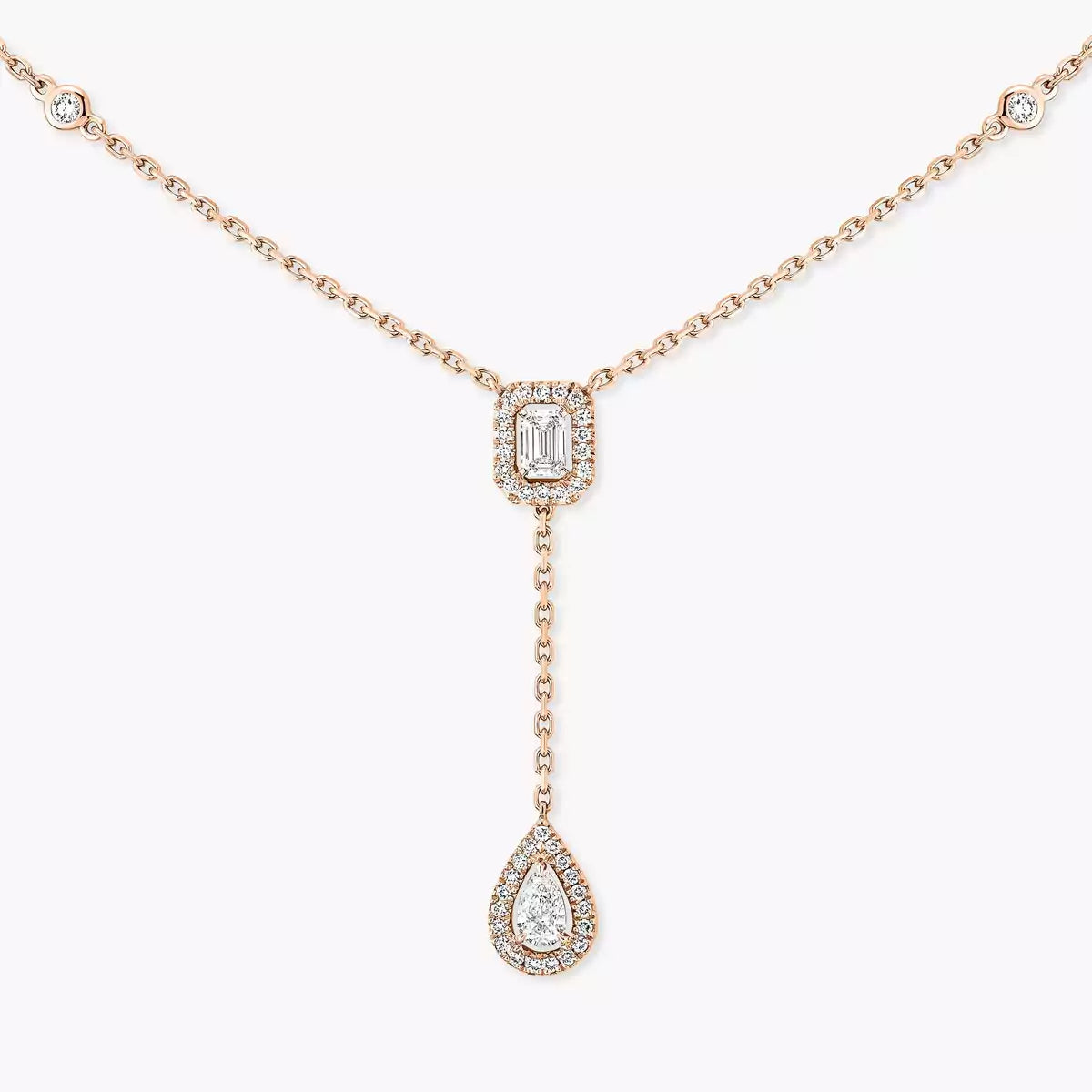 [⭐Spark]Gold Diamond Tie Necklace
