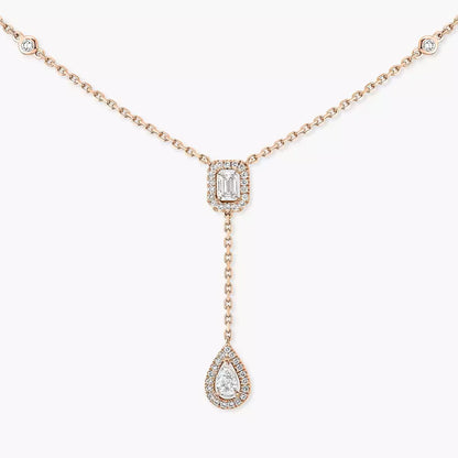 [⭐Spark]Gold Diamond Tie Necklace