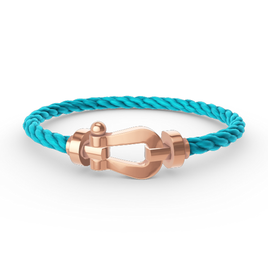 [⭐Spark]FORCE LARGE HORSESHOE NO DIAMOND BRACELET ROSE GOLD